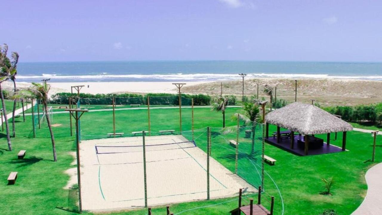 Beach Living - Porto Das Dunas - Ap Terreo 300M Beach Park Pe Na Areia อากีราซ ภายนอก รูปภาพ