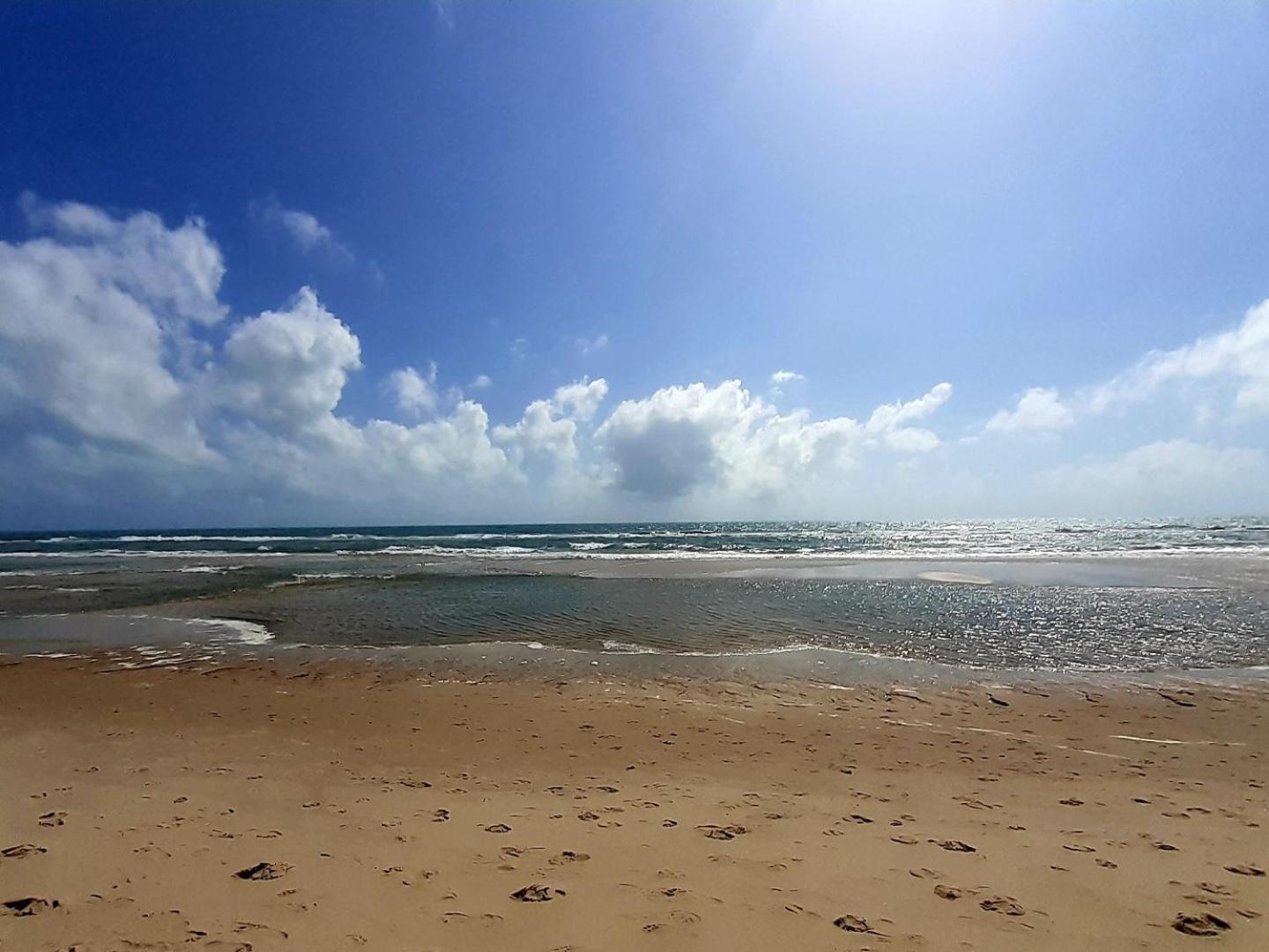 Beach Living - Porto Das Dunas - Ap Terreo 300M Beach Park Pe Na Areia อากีราซ ภายนอก รูปภาพ