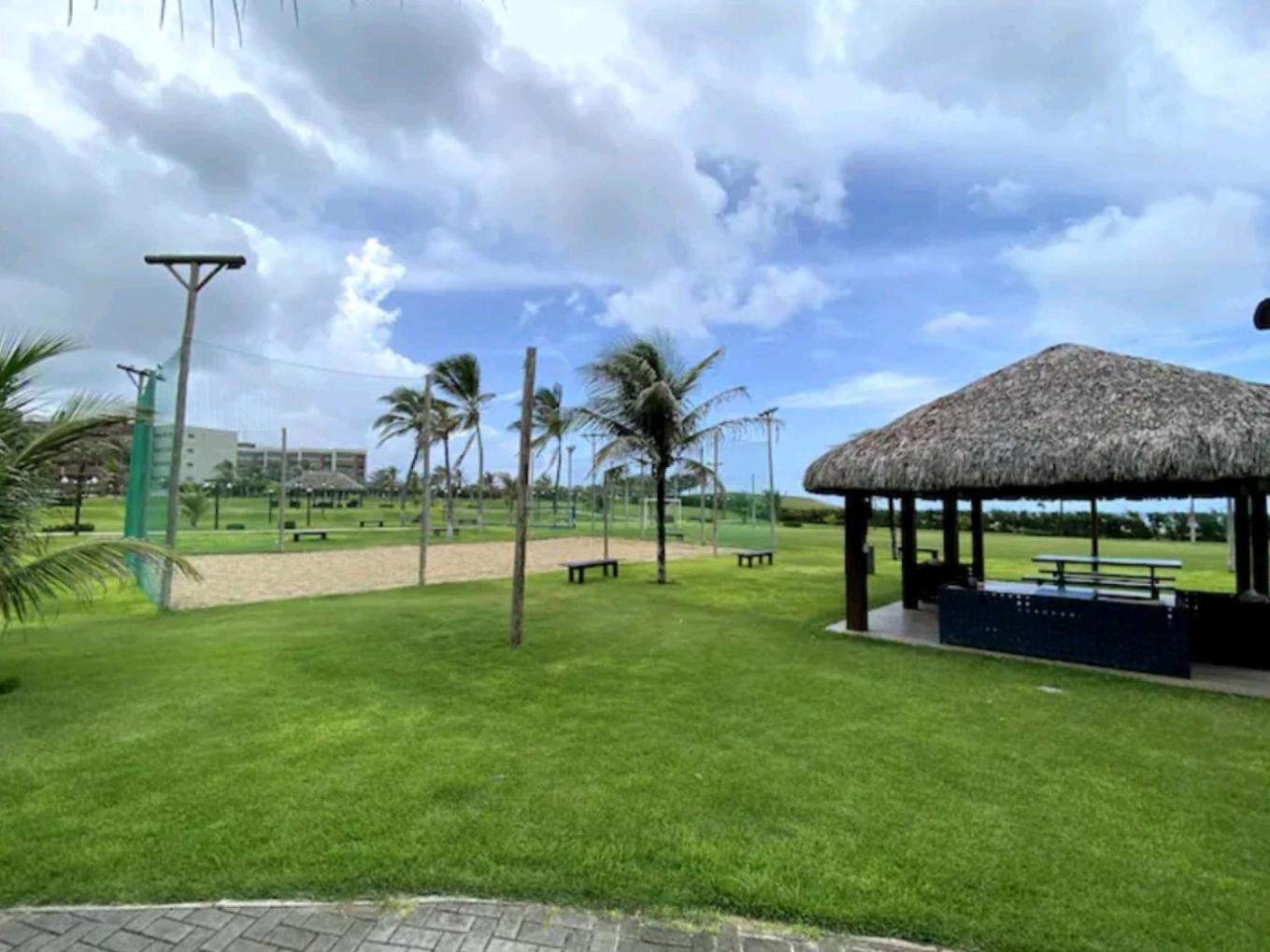 Beach Living - Porto Das Dunas - Ap Terreo 300M Beach Park Pe Na Areia อากีราซ ภายนอก รูปภาพ