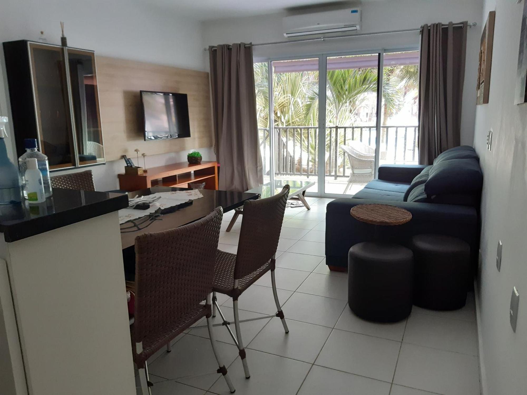 Beach Living - Porto Das Dunas - Ap Terreo 300M Beach Park Pe Na Areia อากีราซ ห้อง รูปภาพ